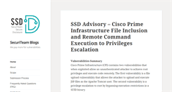 Desktop Screenshot of blogs.securiteam.com
