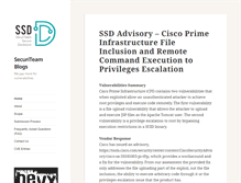 Tablet Screenshot of blogs.securiteam.com